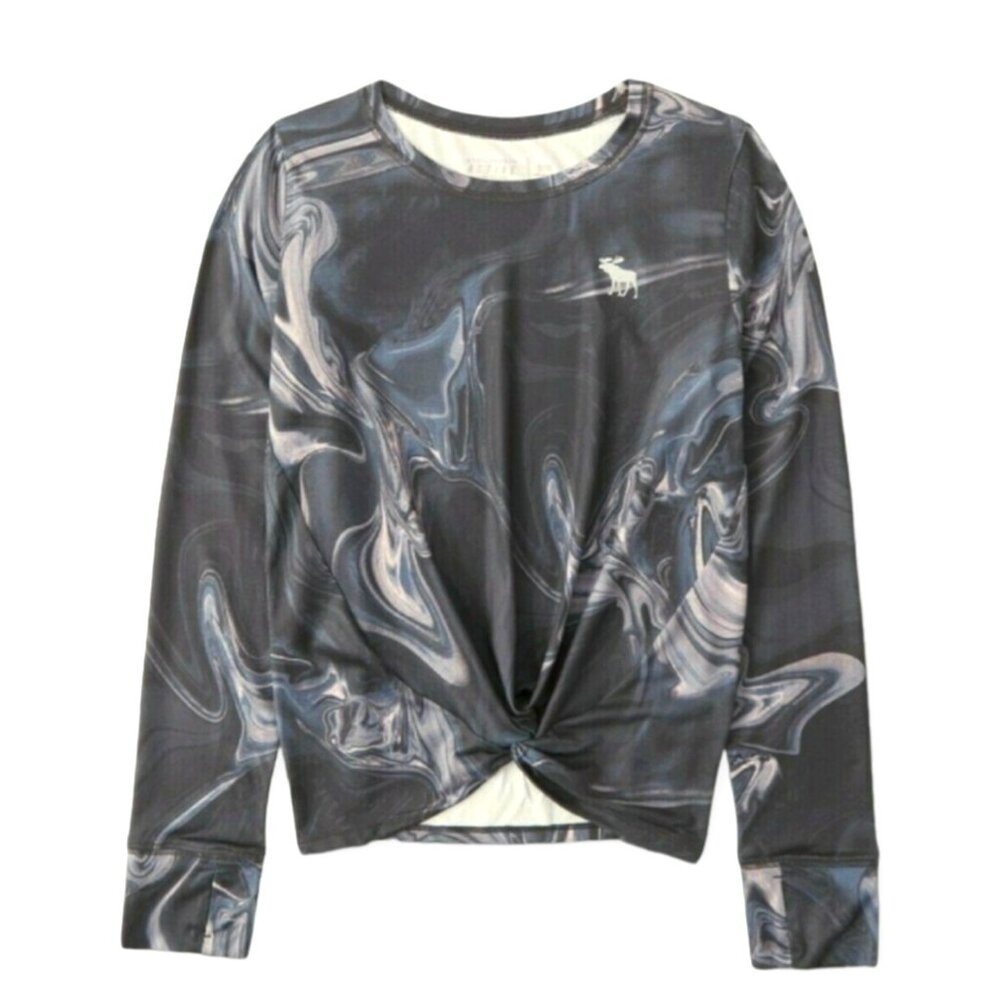 Abercrombie Kids Long-Sleeve Active Airknit Tee.